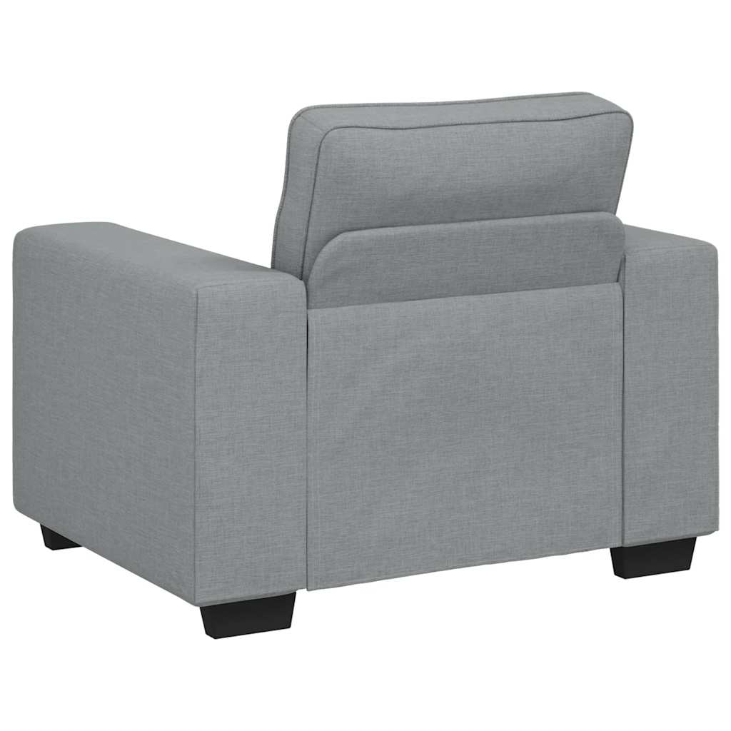 vidaXL Canapea Scaun Gri deschis 60 cm Tesatura