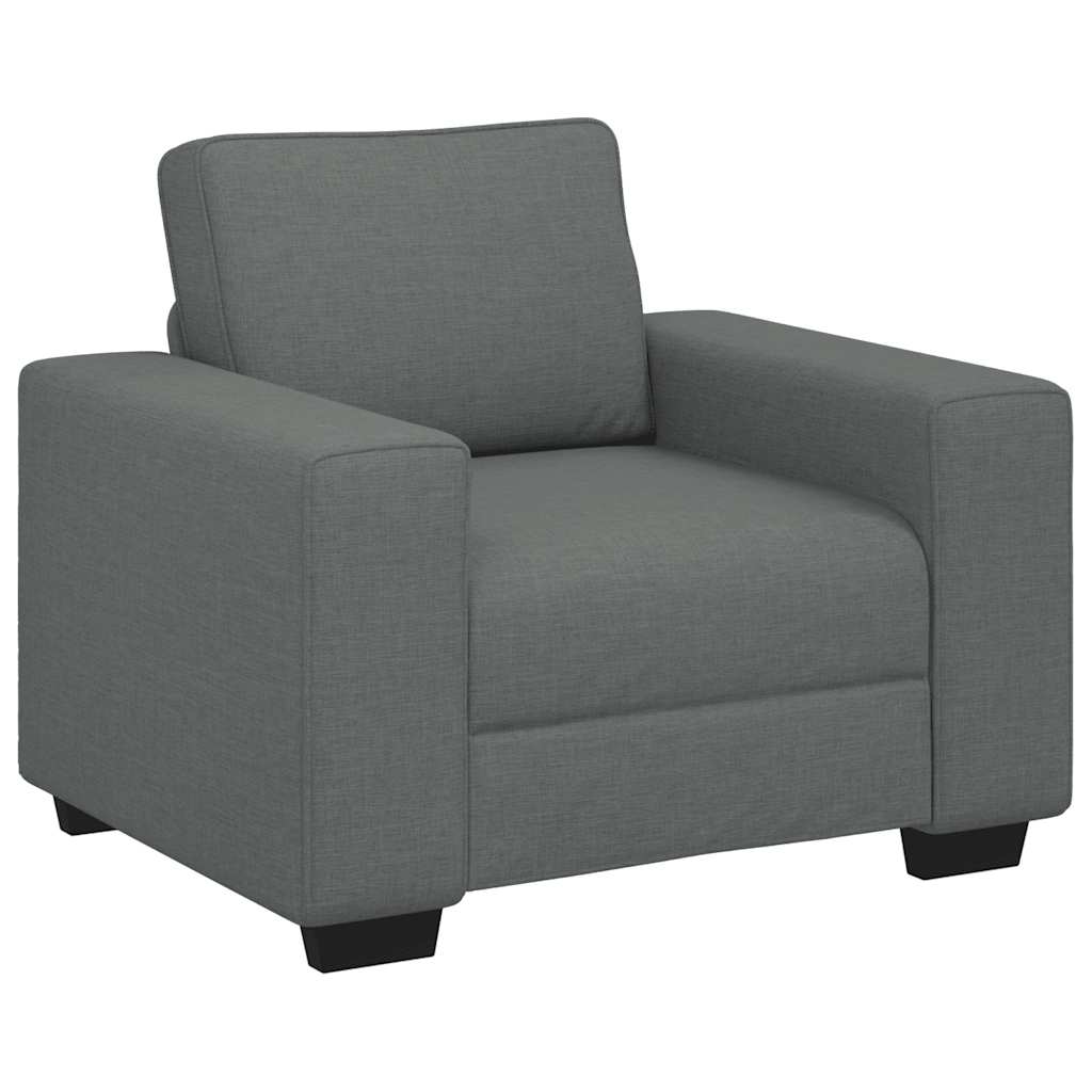 vidaXL Canapea Scaun Gri Inchis 60 cm Tesatura