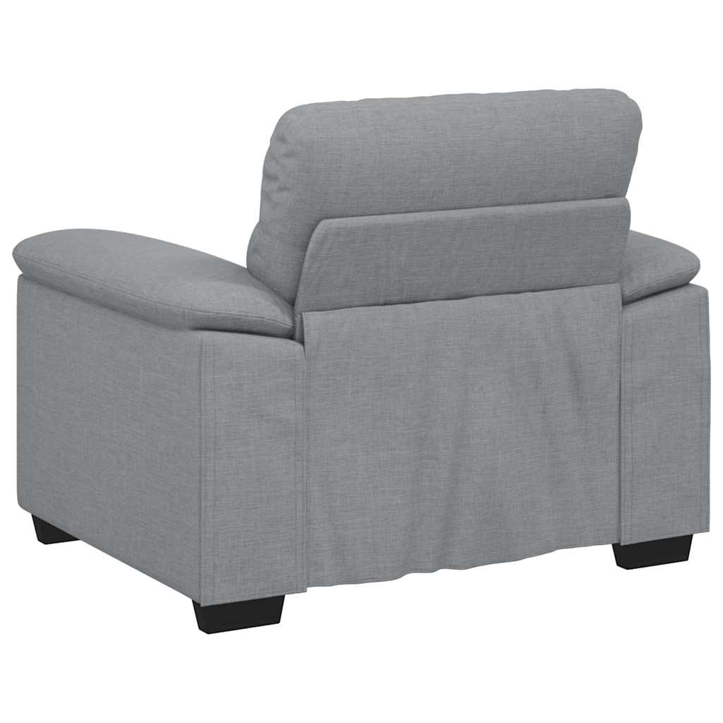 vidaXL Canapea Scaun Gri deschis 60 cm Tesatura