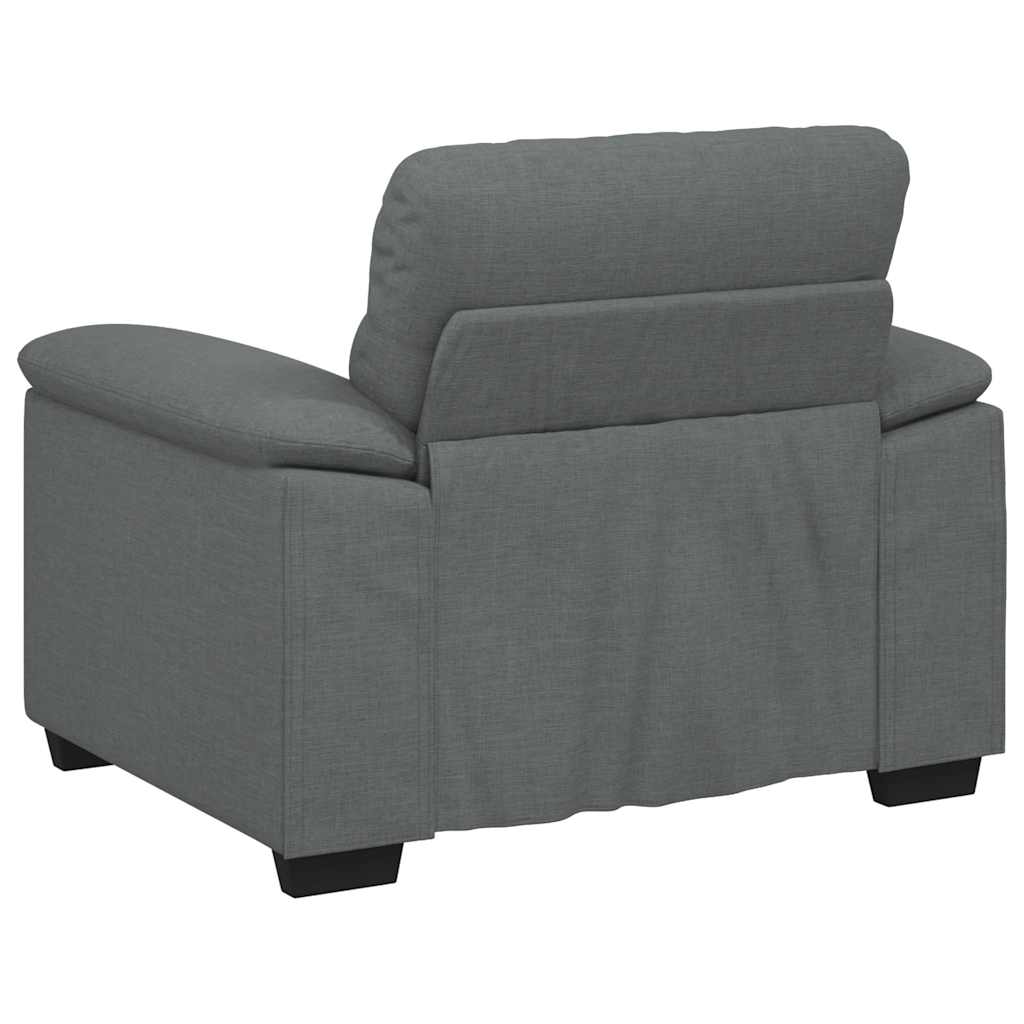 vidaXL Canapea Scaun Gri Inchis 60 cm Tesatura
