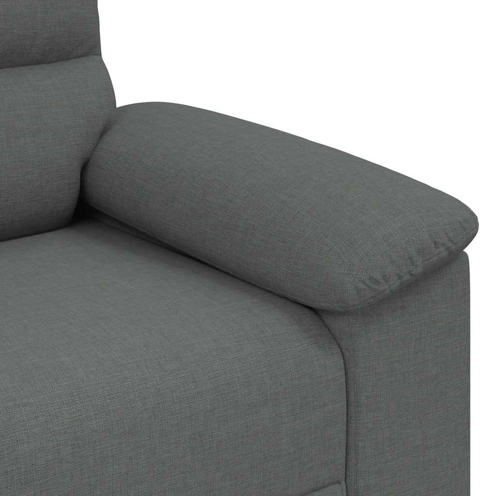 vidaXL Canapea Scaun Gri Inchis 60 cm Tesatura