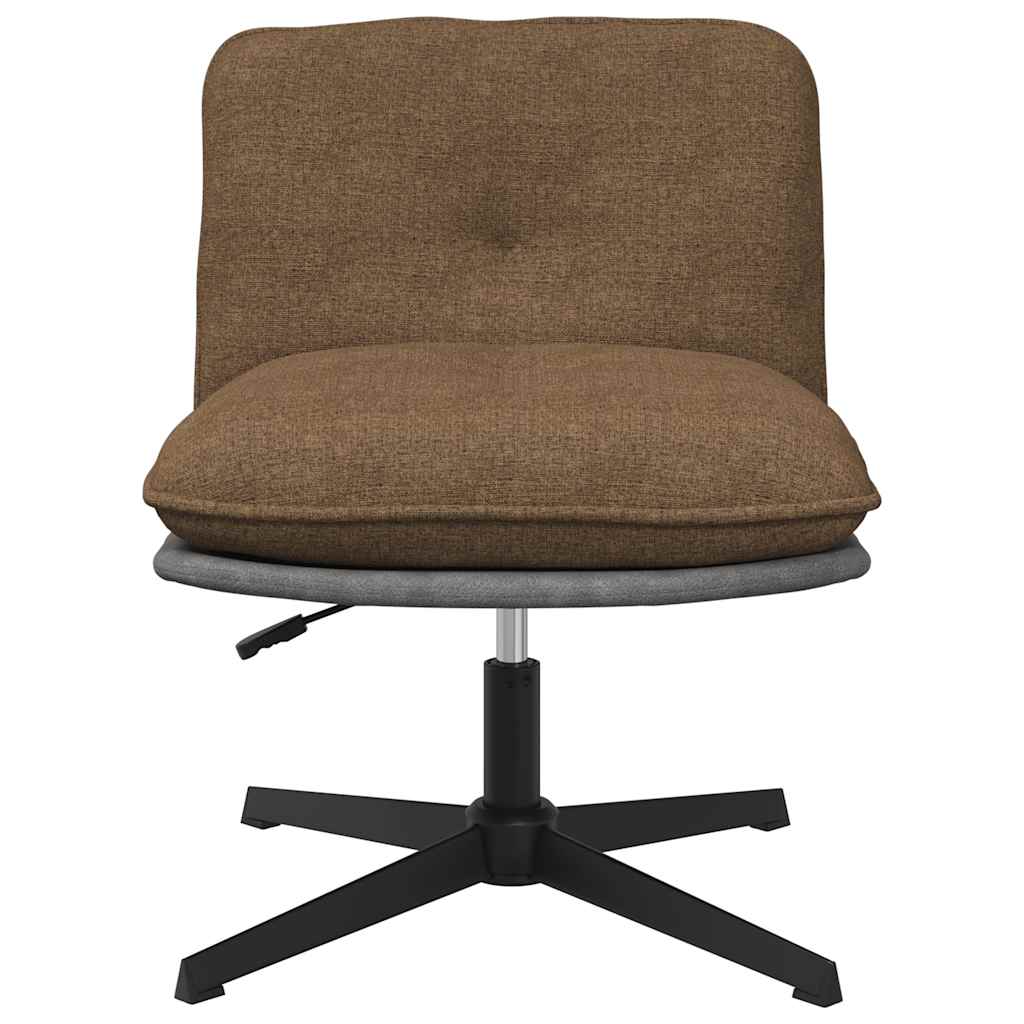 vidaXL Scaun de birou pivotant, gri taupe, material textil vidaXL Scaun de birou pivotant, gri taupe, material textil
