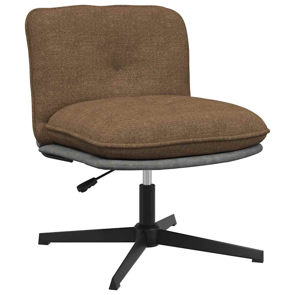 vidaXL Scaun de birou pivotant, gri taupe, material textil vidaXL Scaun de birou pivotant, gri taupe, material textil