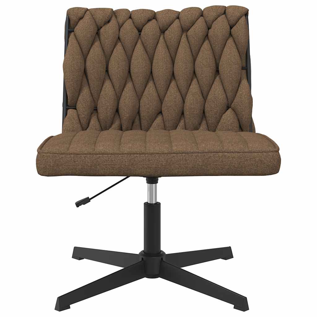 vidaXL Scaun de birou pivotant, gri taupe, material textil vidaXL Scaun de birou pivotant, gri taupe, material textil