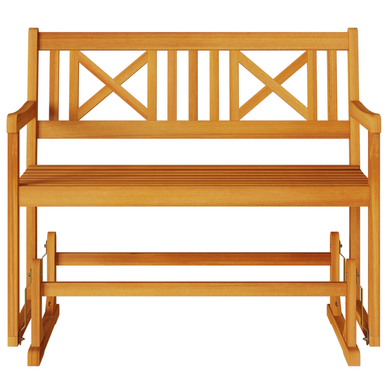 vidaXL Bancă glisantă pentru grădină 110x59x97 cm Lemn masiv de acacia