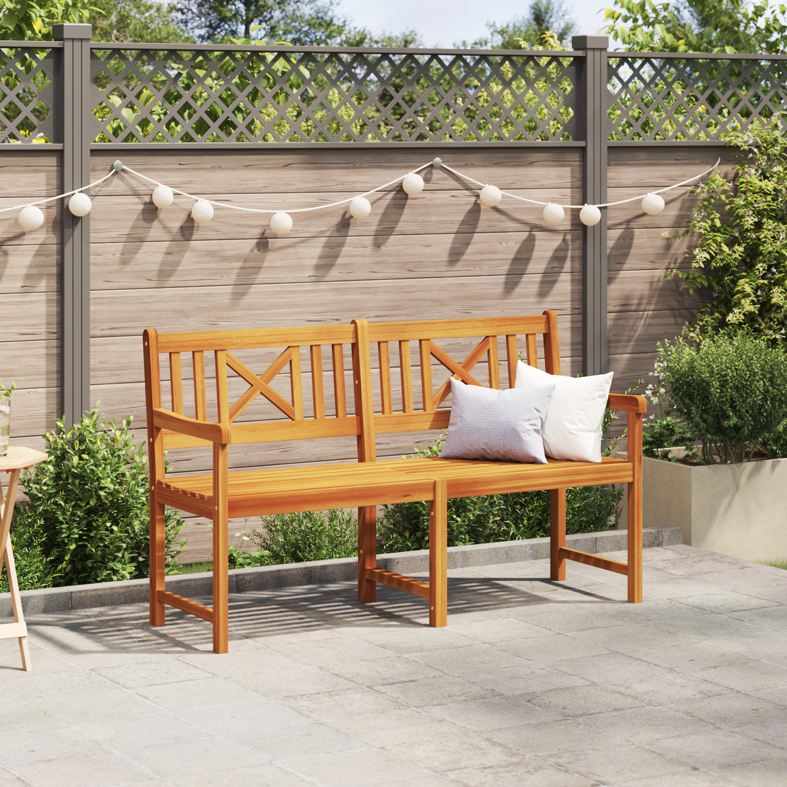 vidaXL Bancă de grădină 150x56x90 cm Lemn de acacia solid vidaXL Bancă de grădină 150x56x90 cm Lemn de acacia solid