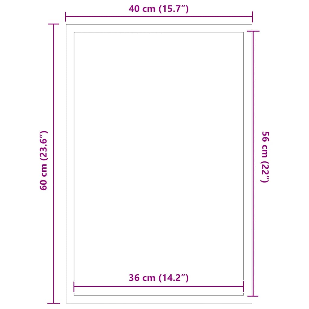 vidaXL Covoraș intrare, antracit, 40x60 cm vidaXL Covoraș intrare, antracit, 40x60 cm