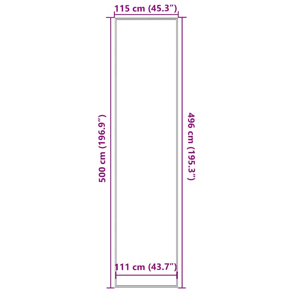 vidaXL Covoraș antracit 115x500 cm vidaXL Covoraș antracit 115x500 cm