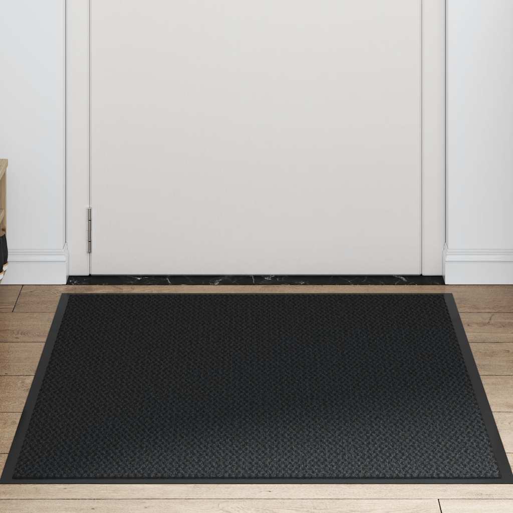vidaXL Covoraș de ușă, negru, 80x120 cm vidaXL Covoraș de ușă, negru, 80x120 cm