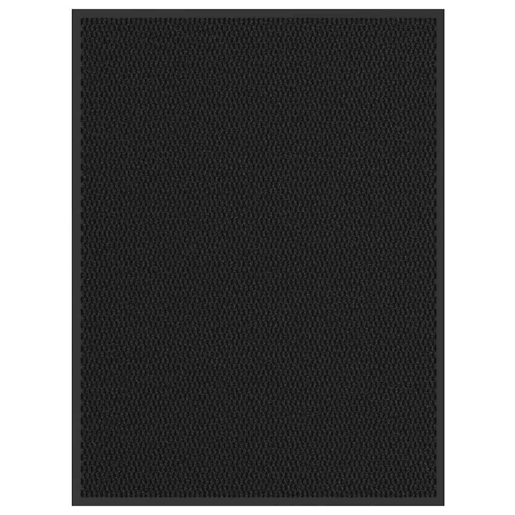 vidaXL Covoraș de ușă, negru, 80x120 cm vidaXL Covoraș de ușă, negru, 80x120 cm