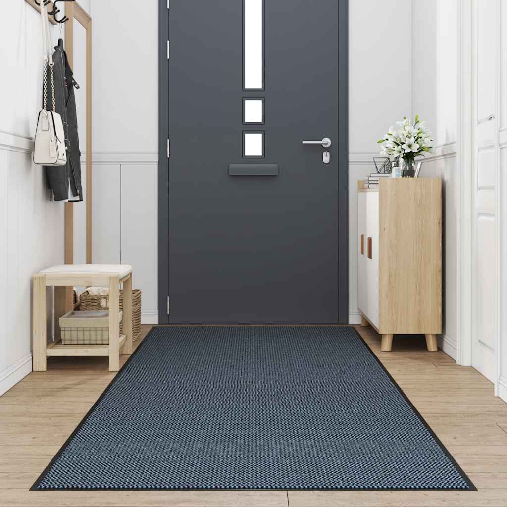 vidaXL Covoraș albastru 115x400 cm vidaXL Covoraș albastru 115x400 cm