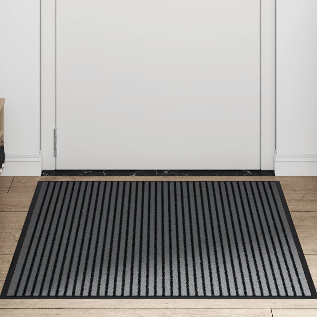 vidaXL Covoraș Dună Neagră și Gri 90x150 cm