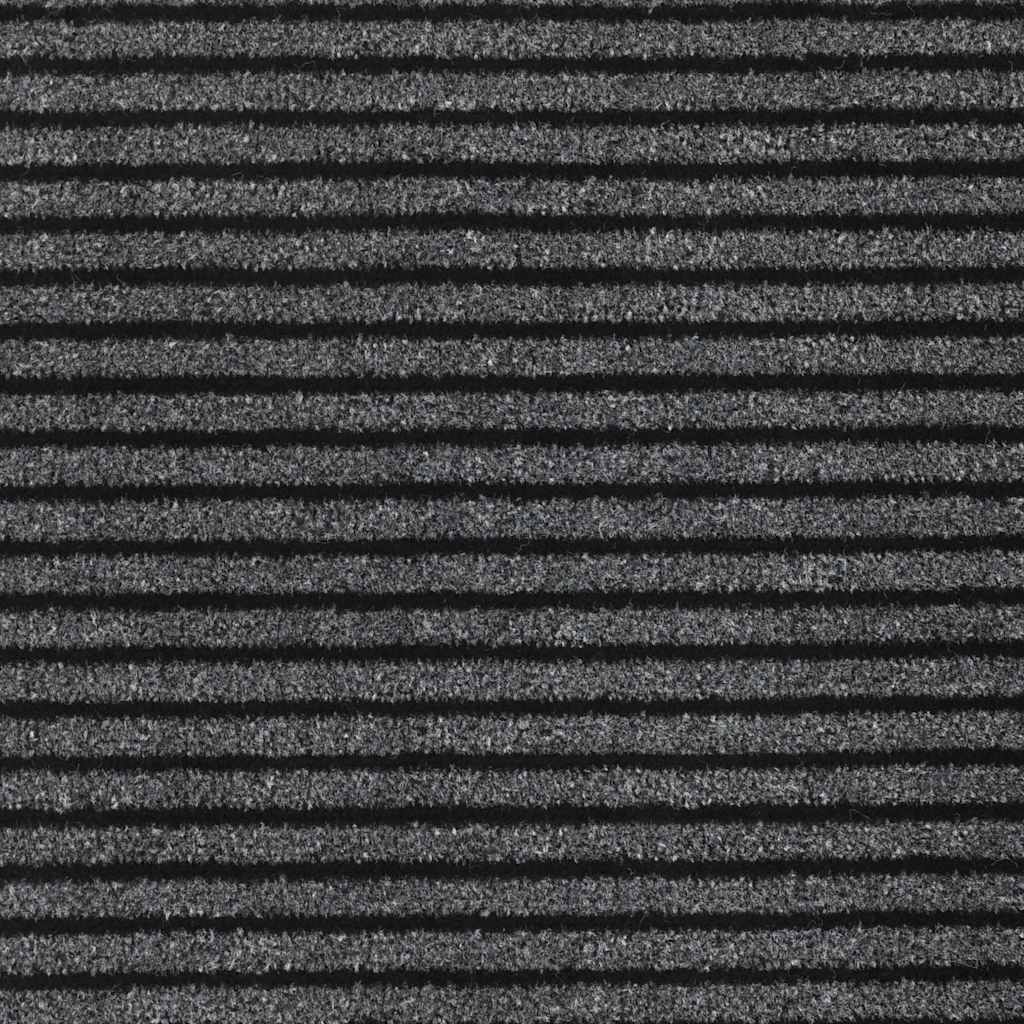 vidaXL Covoraș Dună Neagră și Gri 115x200 cm vidaXL Covoraș Dună Neagră și Gri 115x200 cm
