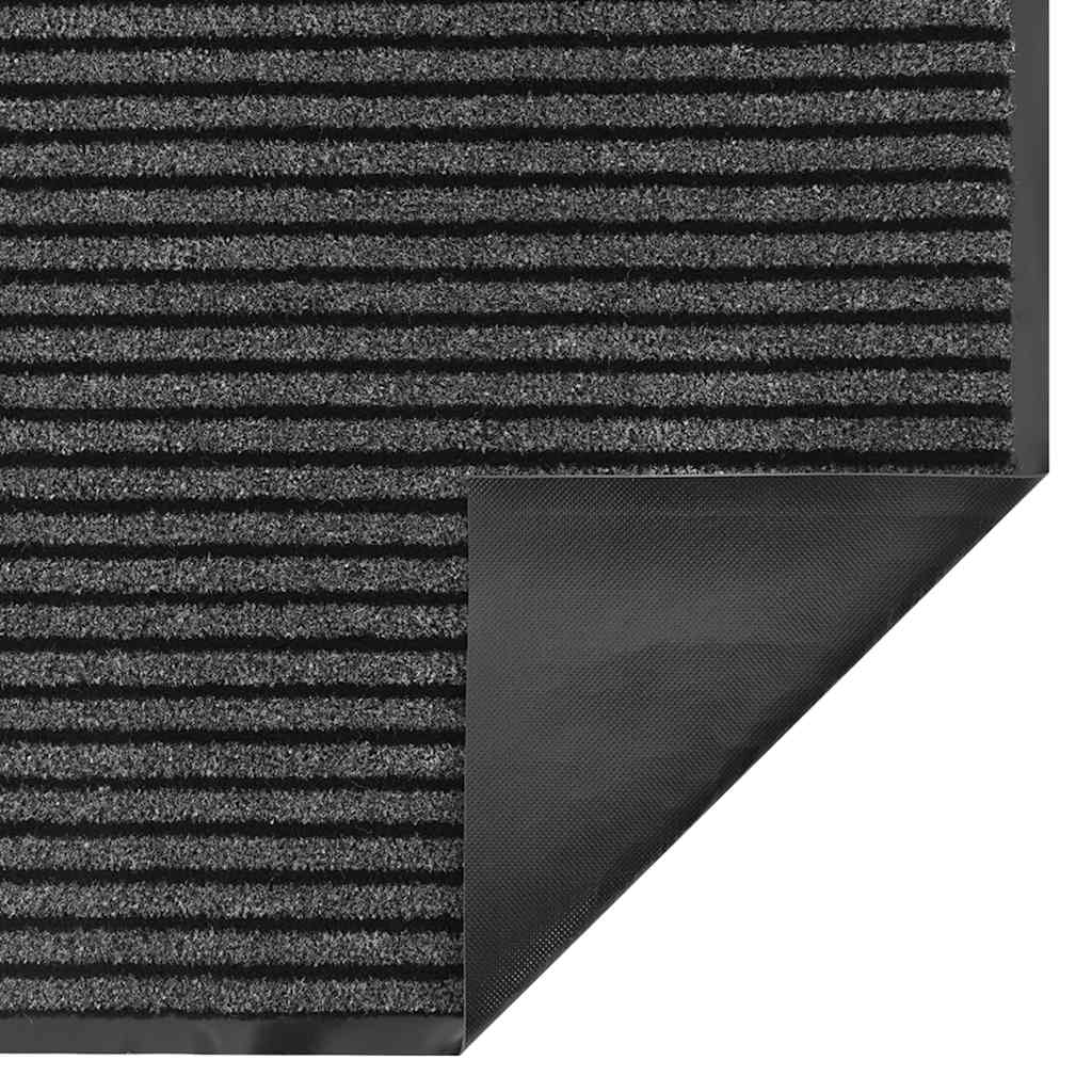 vidaXL Covoraș Dună Neagră și Gri 115x300 cm vidaXL Covoraș Dună Neagră și Gri 115x300 cm