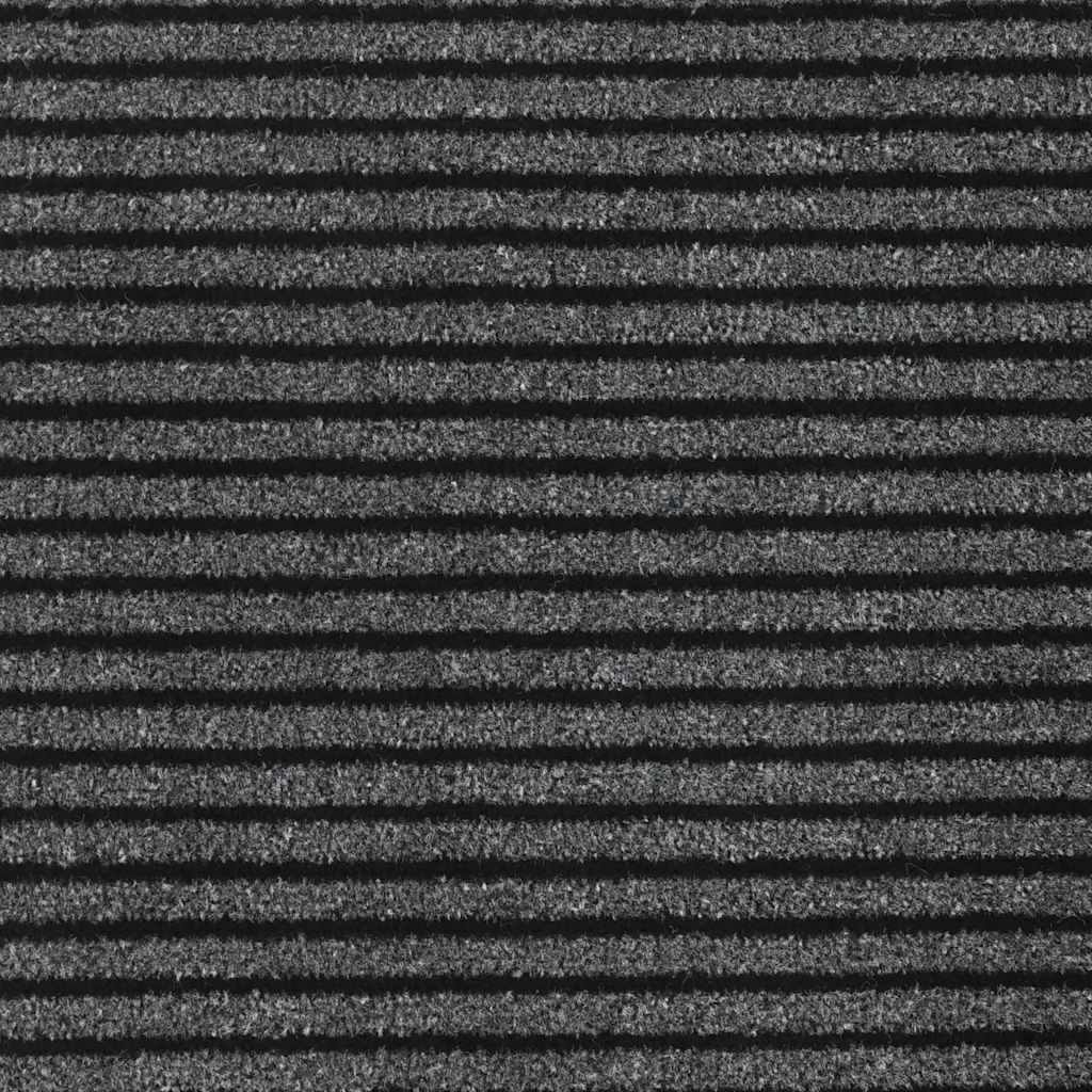 vidaXL Covoraș Dună Neagră și Gri 115x300 cm vidaXL Covoraș Dună Neagră și Gri 115x300 cm