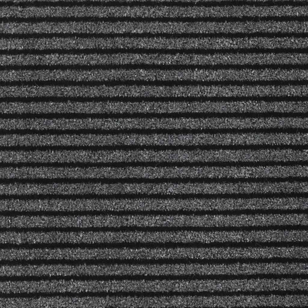 vidaXL Covoraș Dună Neagră și Gri 115x500 cm