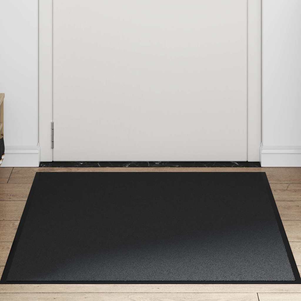 vidaXL Covoraș de ușă, negru, 80x120 cm vidaXL Covoraș de ușă, negru, 80x120 cm