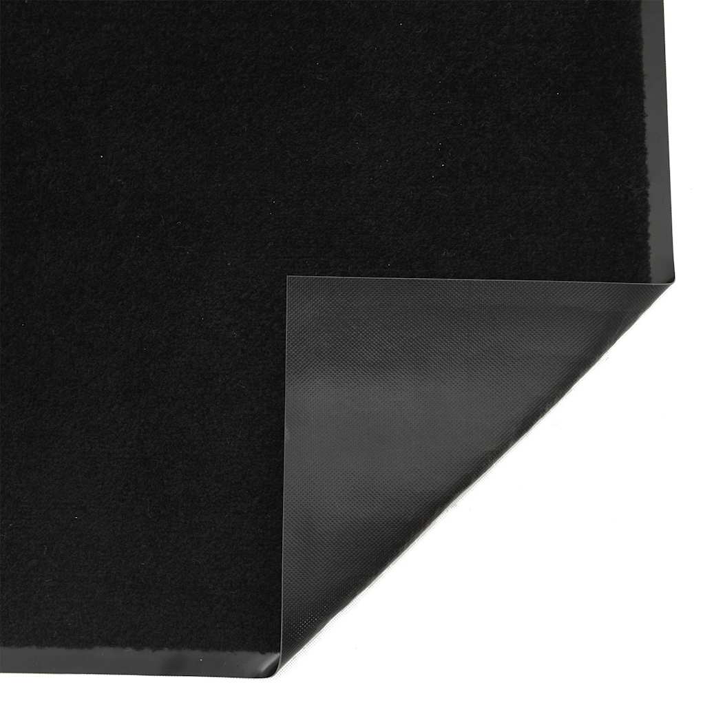 vidaXL Covoraș de ușă, negru, 80x120 cm vidaXL Covoraș de ușă, negru, 80x120 cm