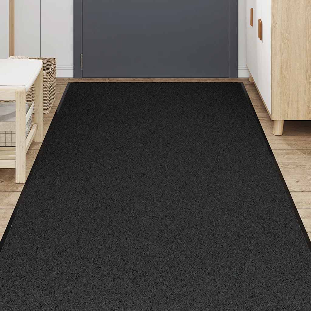 vidaXL Preș negru 115x300 cm