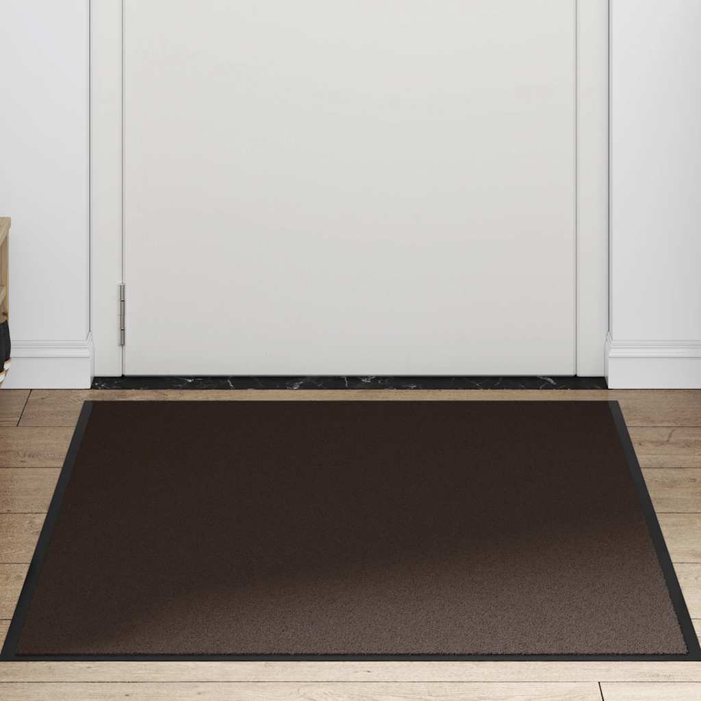 vidaXL Covoraș de ușă, maro, 80x120 cm vidaXL Covoraș de ușă, maro, 80x120 cm