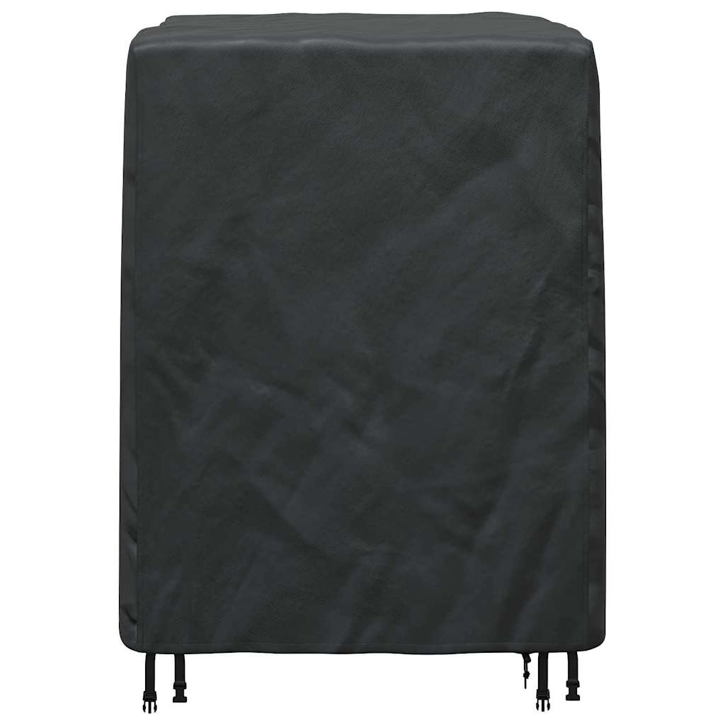 vidaXL Husă pentru mobilă Simplu Negru 116 x 100 x 120 cm 600D