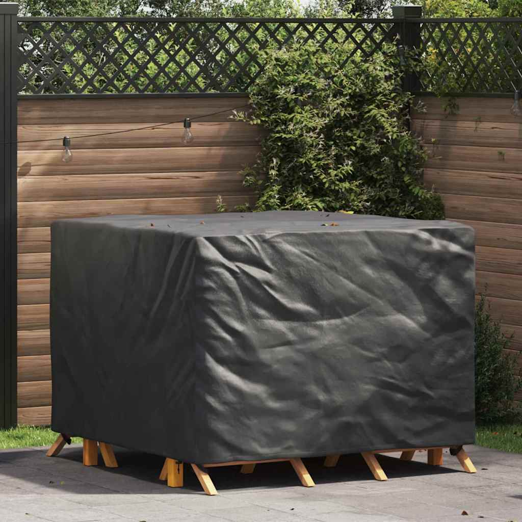 vidaXL Husă pentru mobilă Simplu Negru 125 x 125 x 74 cm țesătură