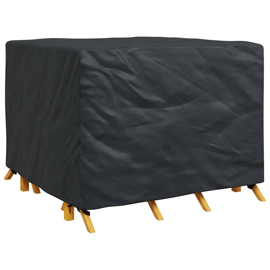 vidaXL Husă pentru mobilă Simplu Negru 125 x 125 x 74 cm țesătură