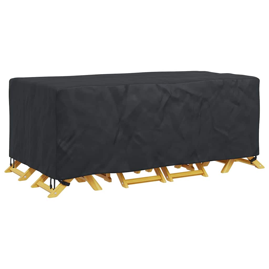 vidaXL Husă pentru mobilă Simplu Negru 200 x 110 x 70 cm 600D