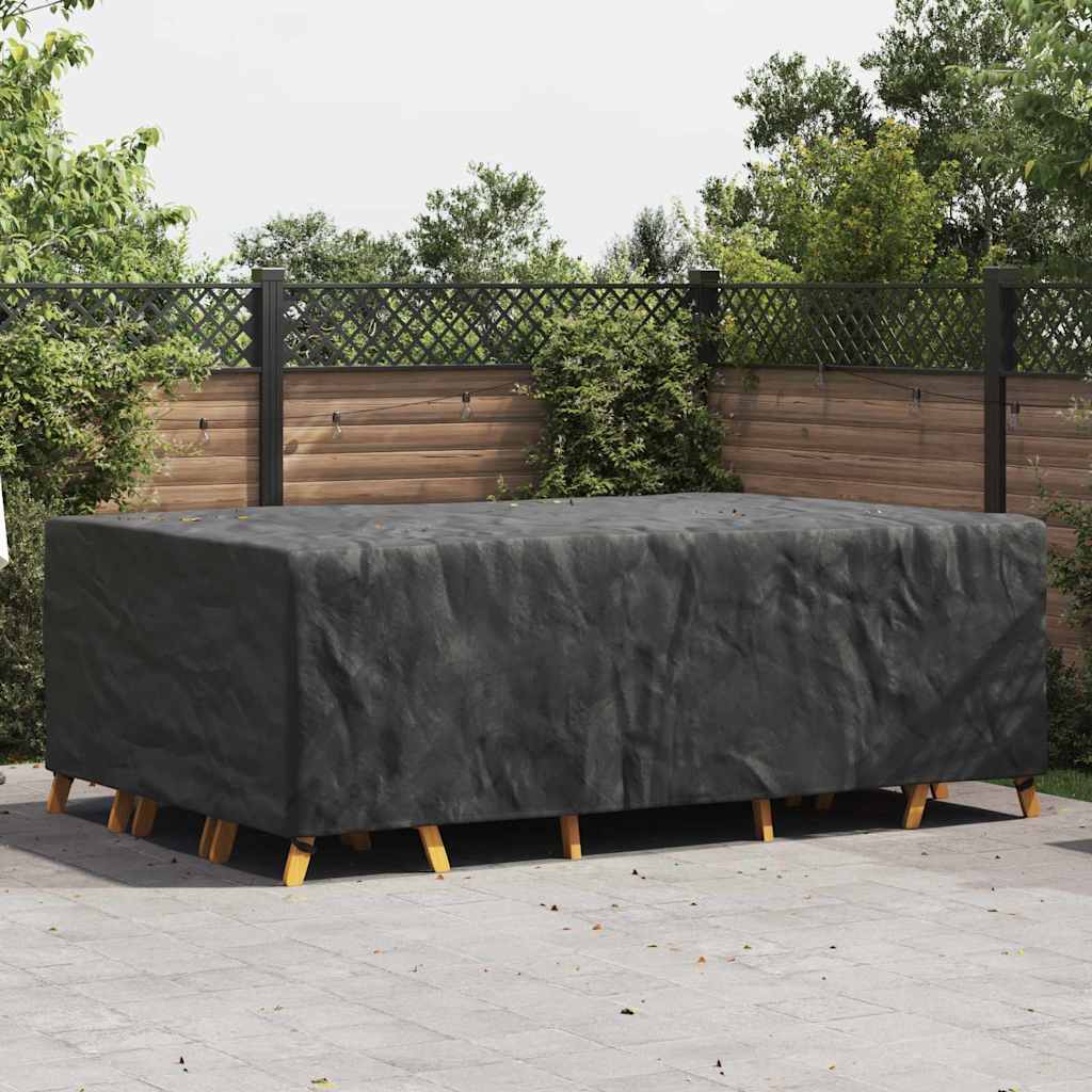vidaXL Husă pentru mobilă Simplu Negru 300 x 200 x 90 cm 210D