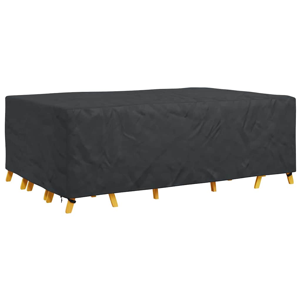 vidaXL Husă pentru mobilă Simplu Negru 300 x 200 x 90 cm 600D