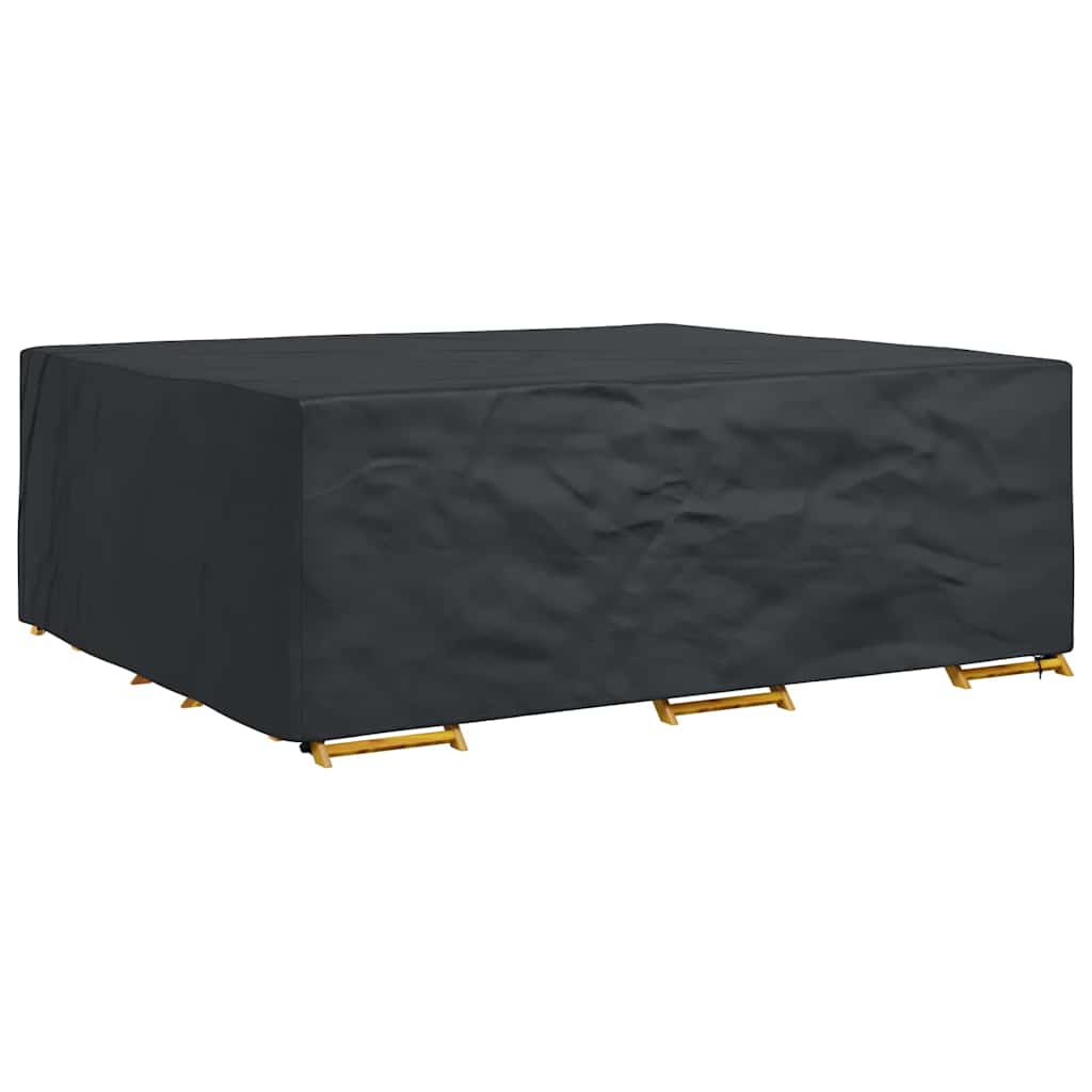 vidaXL Husă pentru mobilă Simplu Negru 300 x 250 x 100 cm 210D