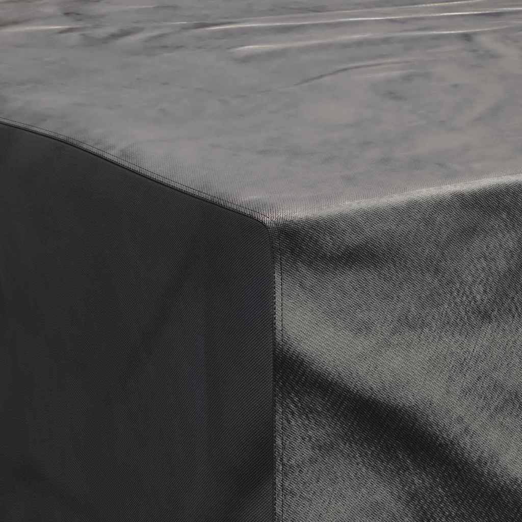 vidaXL Husă pentru mobilă Simplu Negru 300 x 250 x 100 cm 420D