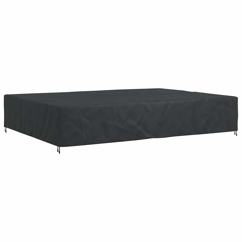 vidaXL Husă pentru mobilă Simplu Negru 350 x 260 x 90 cm 210D