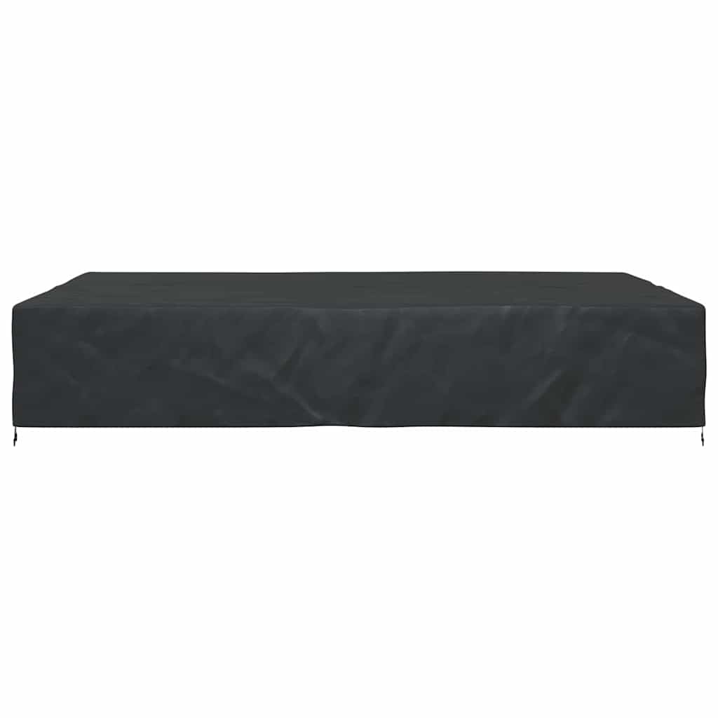 vidaXL Husă pentru mobilă Simplu Negru 350 x 260 x 90 cm 420D