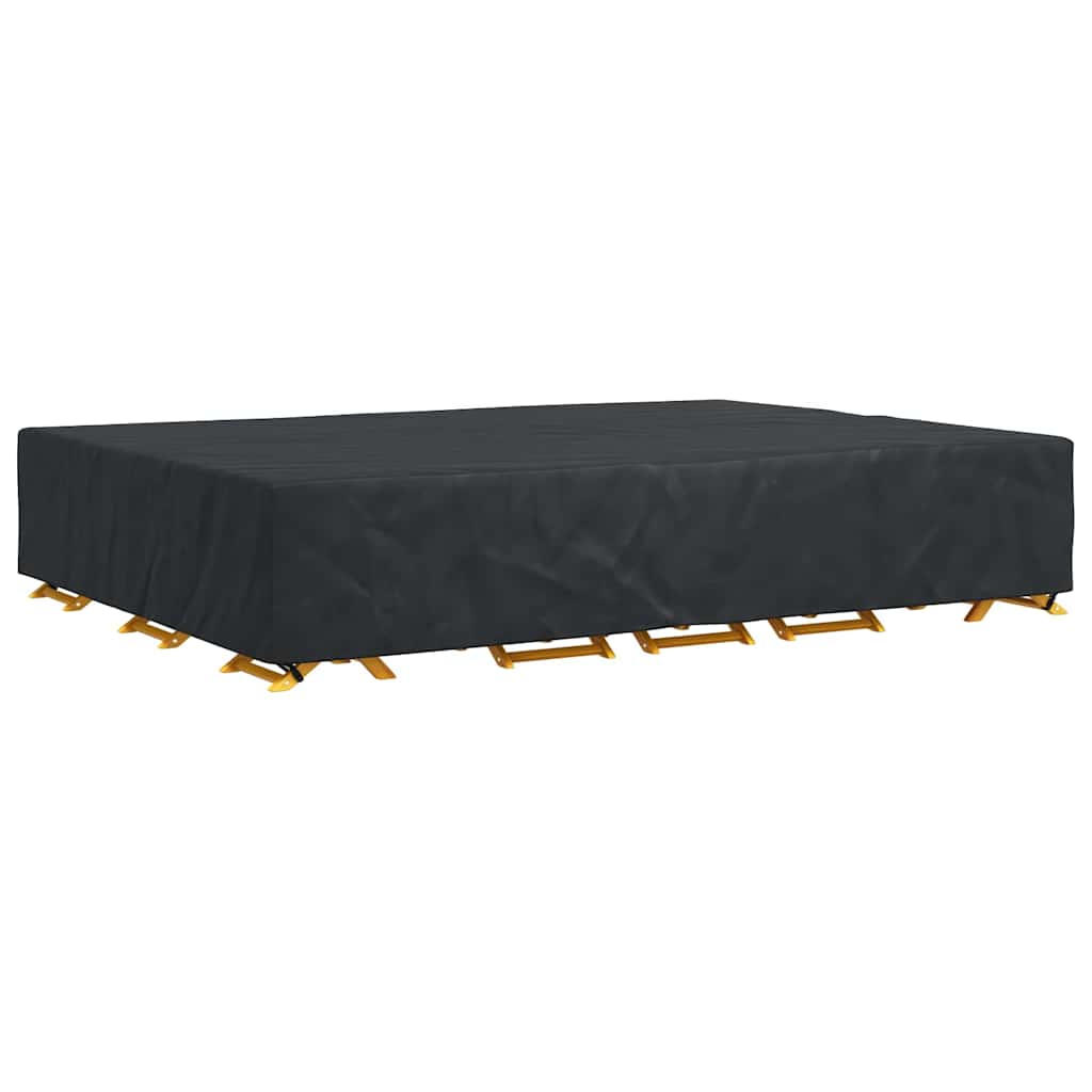 vidaXL Husă pentru mobilă Simplu Negru 400 x 300 x 70 cm 600D