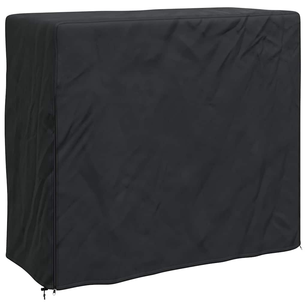 vidaXL Husă pentru suport de lemne Negru 61 x 122 x 106 cm țesătură