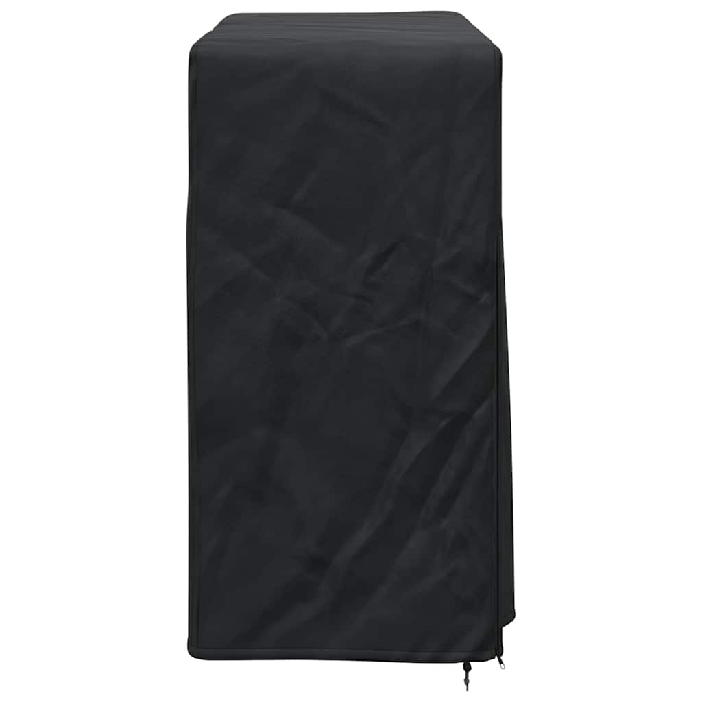 vidaXL Husă pentru suport de lemne Negru 61 x 122 x 106 cm țesătură