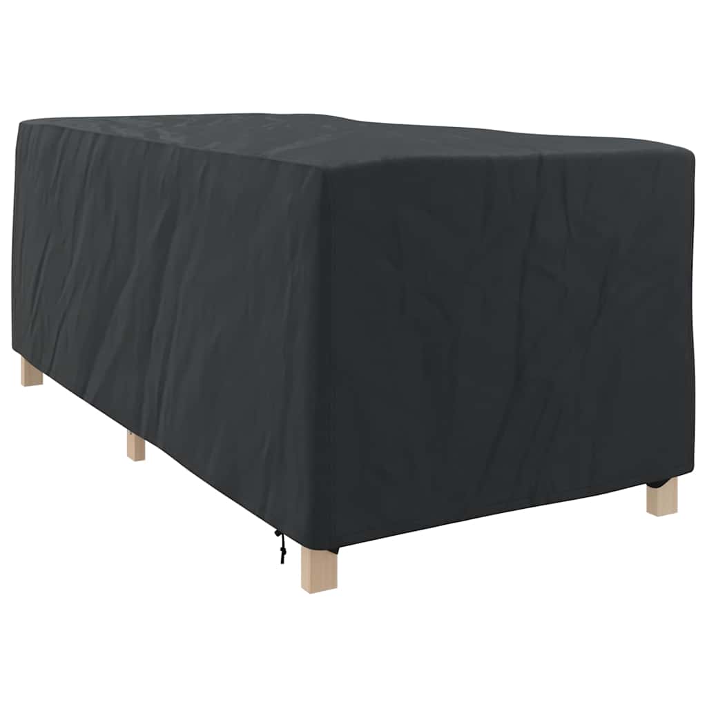 vidaXL Husă pentru Leagăne Simplu Negru 74 x 210 x 40 cm țesătură