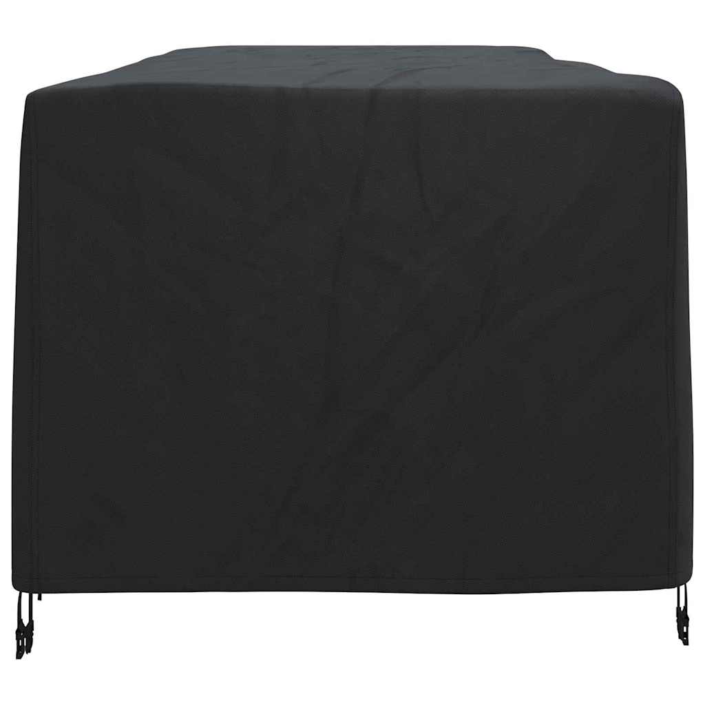 vidaXL Husă pentru Leagăne Simplu Negru 74 x 210 x 40 cm țesătură