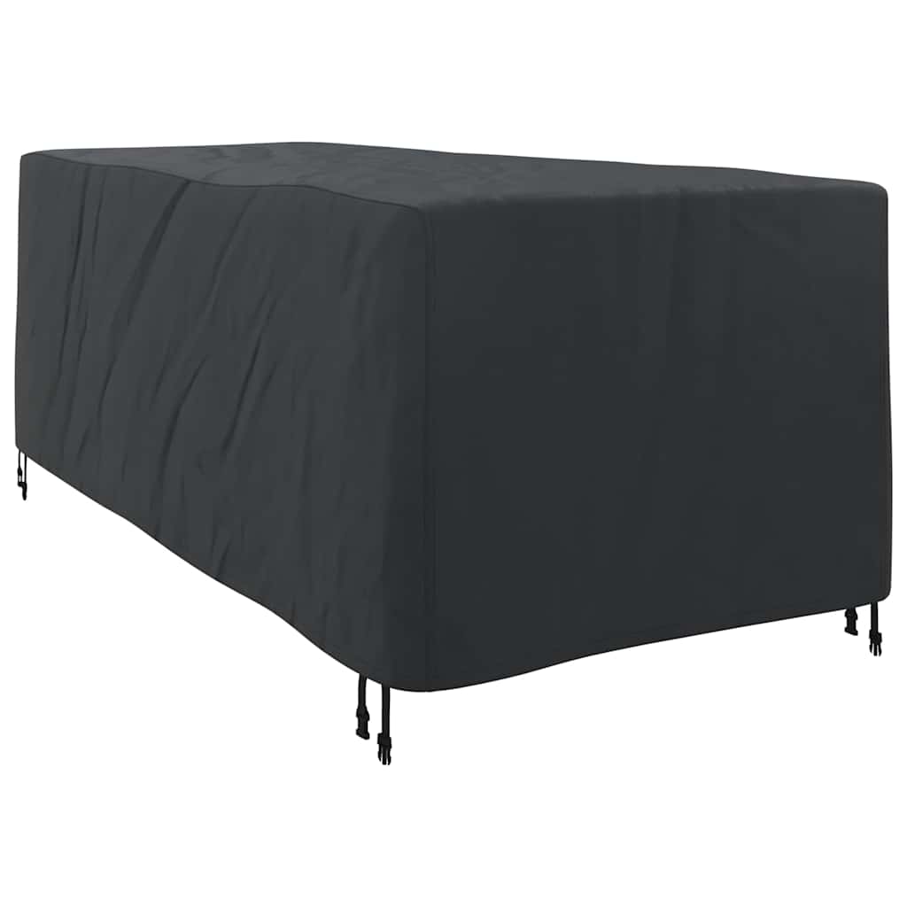 vidaXL Husă pentru Leagăne Simplu Negru 74 x 210 x 40 cm țesătură