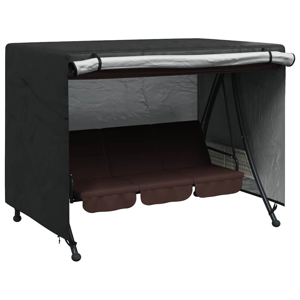 vidaXL Husă pentru Leagăn Negru 220 x 125 x 170 cm Textil Oxford 600D