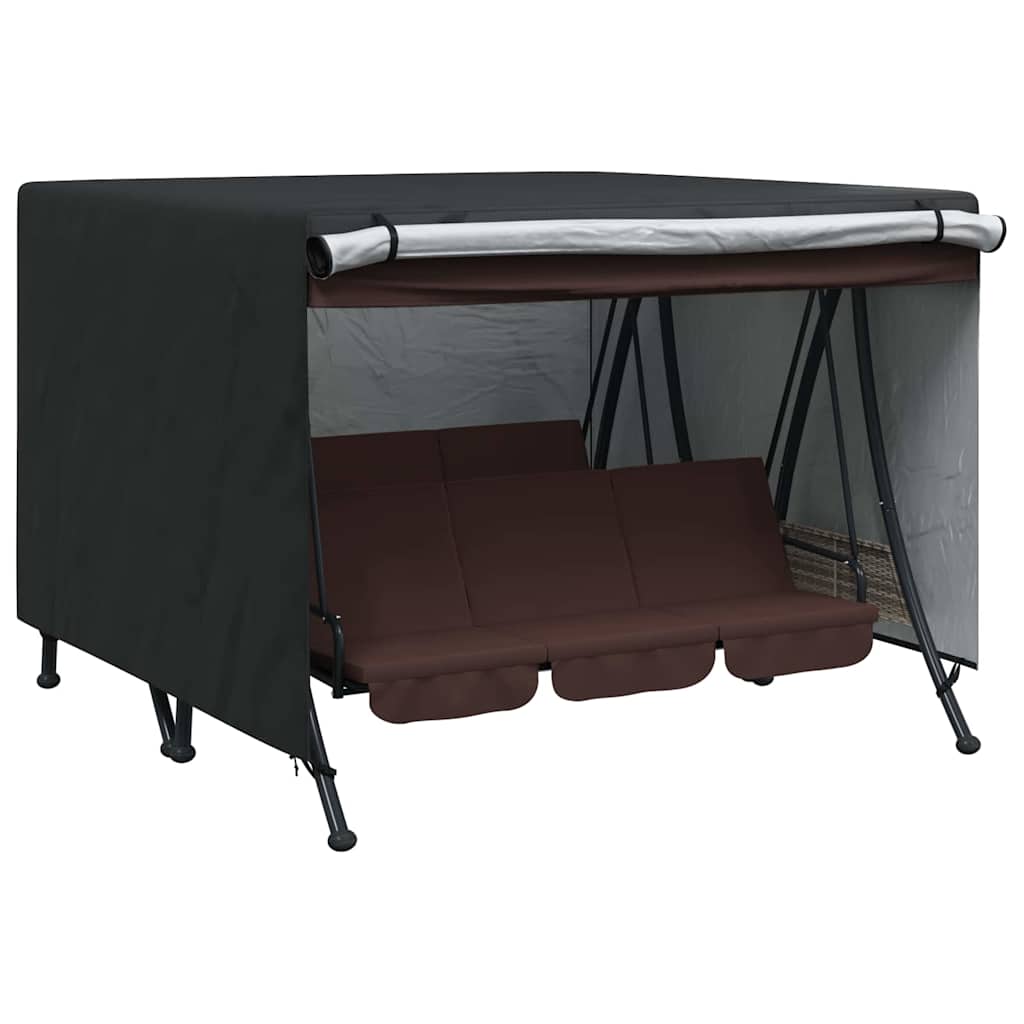 vidaXL Husă pentru Leagăn Negru 250 x 250 x 160 cm Textil Oxford 420D