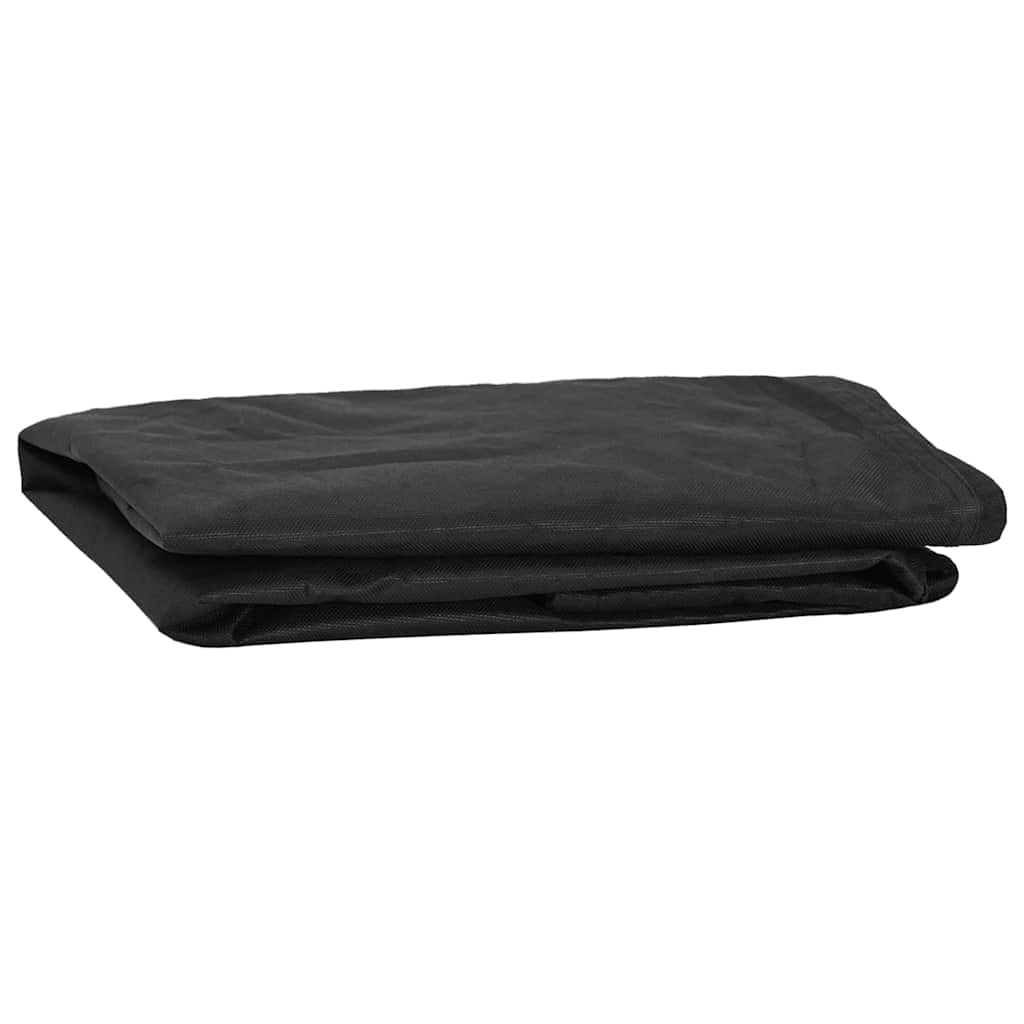 vidaXL Copertă pentru masă Simplu Negru 82 x 82 x 15 cm țesătură