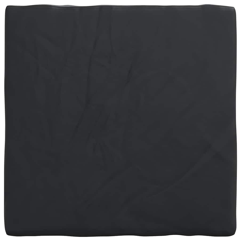 vidaXL Copertă pentru masă Simplu Negru 102 x 102 x 15 cm țesătură