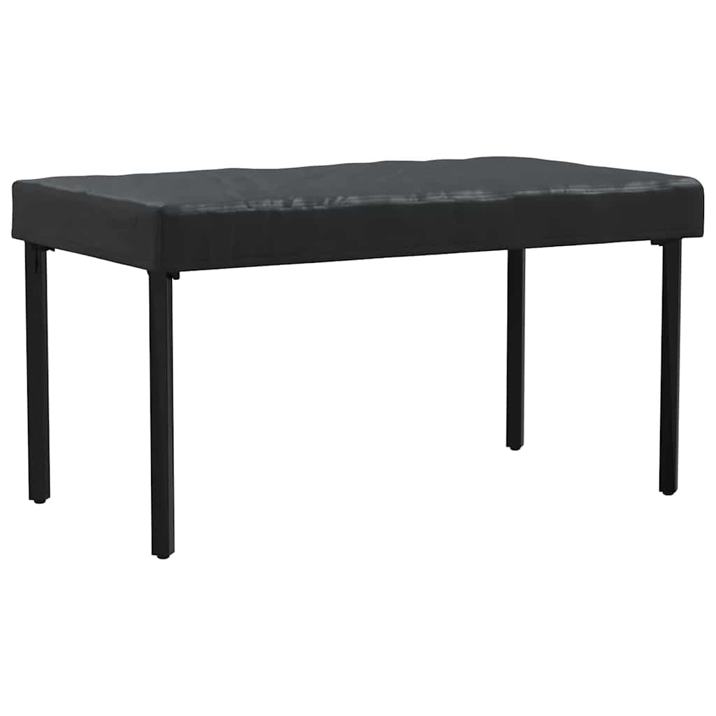 vidaXL Copertă pentru masă Simplu Negru 102 x 202 x 15 cm țesătură