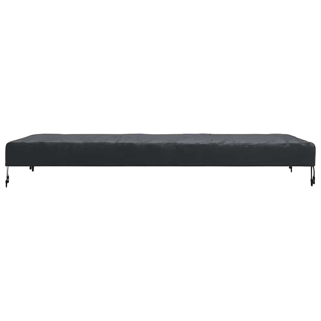 vidaXL Copertă pentru masă Simplu Negru 102 x 202 x 15 cm țesătură