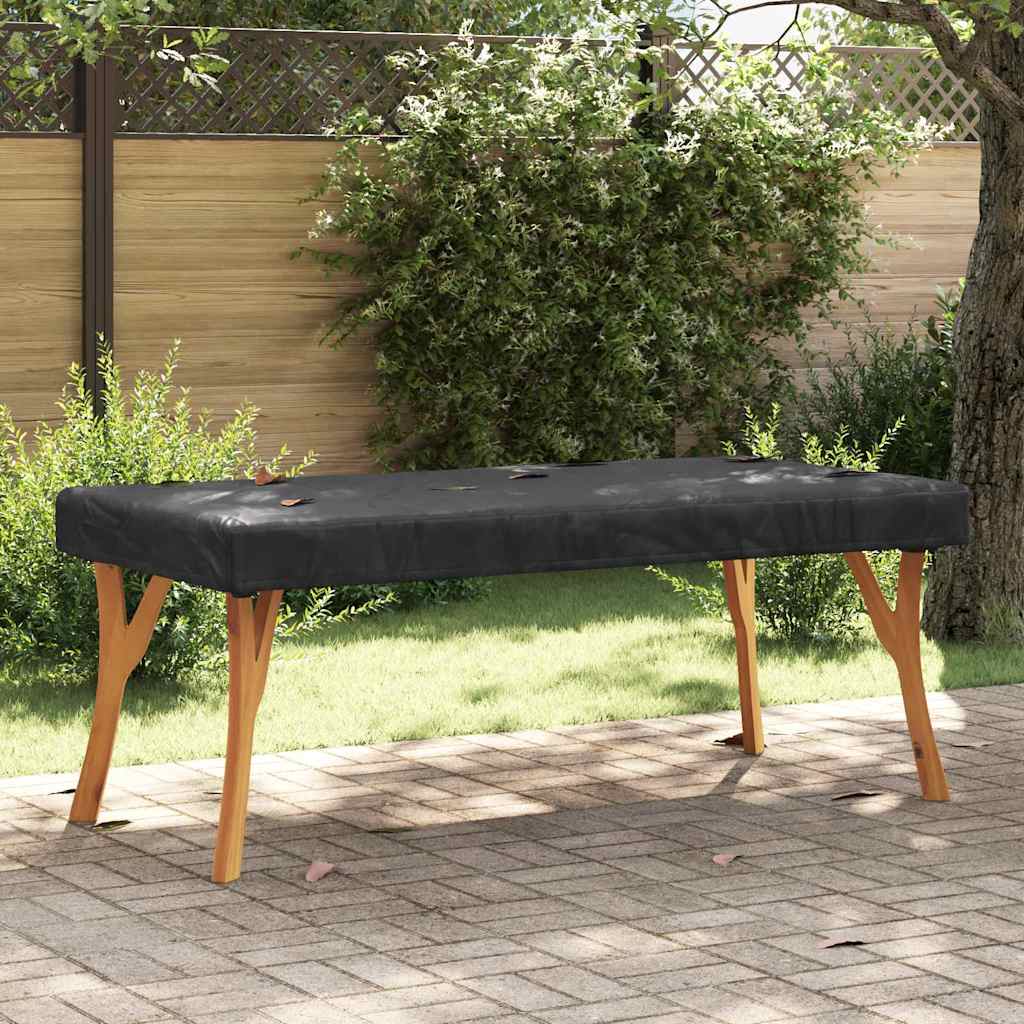 vidaXL Copertă pentru masă Simplu Negru 102 x 202 x 15 cm țesătură