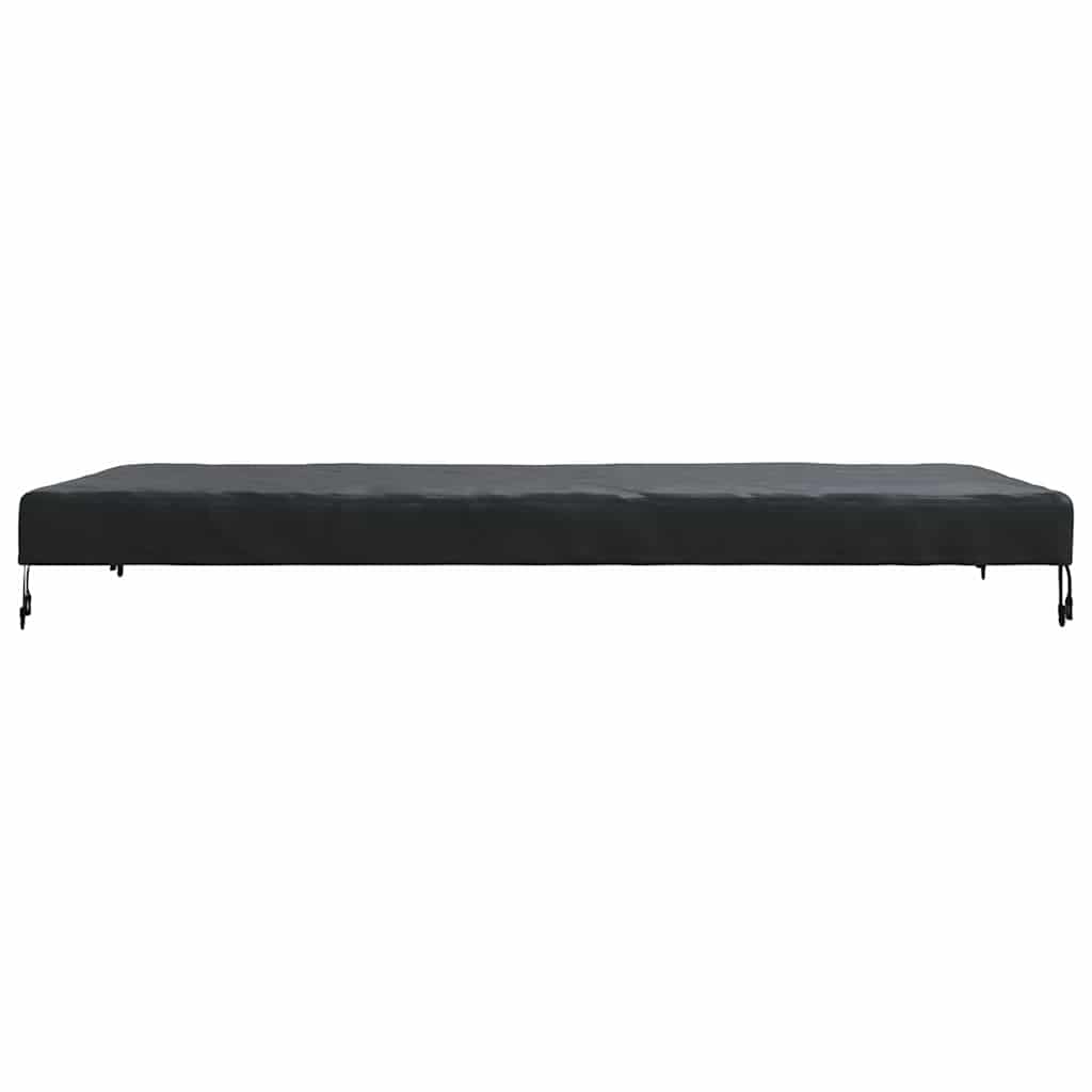 vidaXL Copertă pentru masă Simplu Negru 102 x 202 x 15 cm țesătură