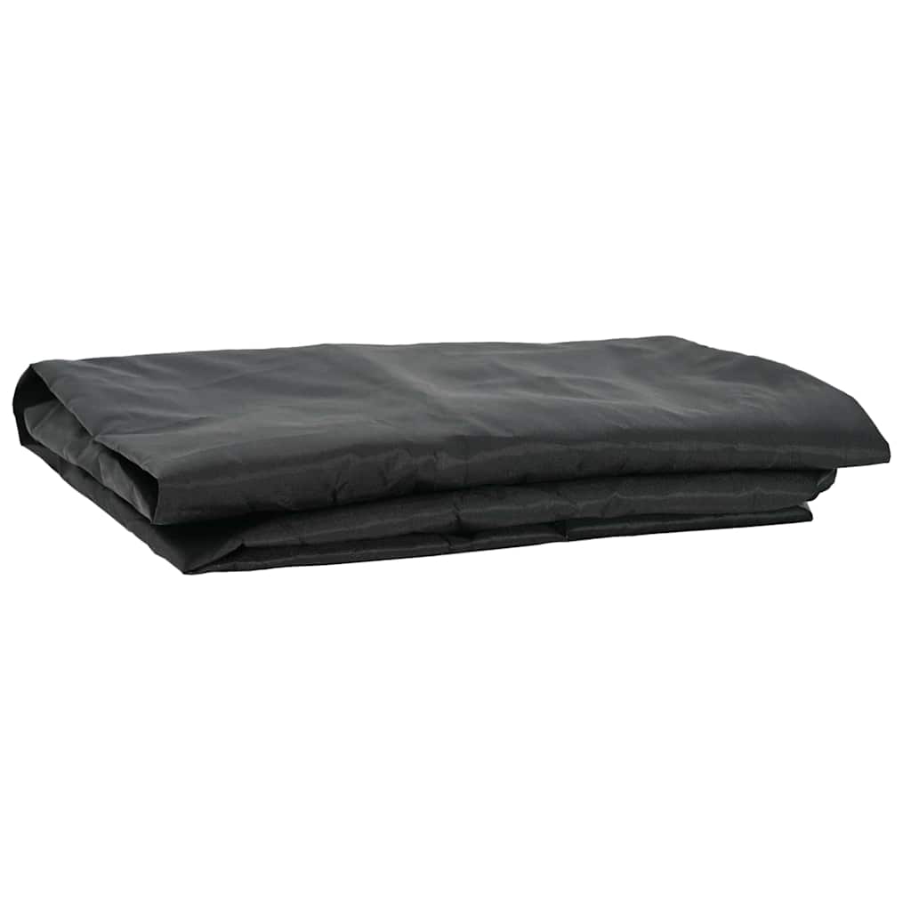 vidaXL Copertă pentru masă Simplu Negru 102 x 202 x 15 cm țesătură