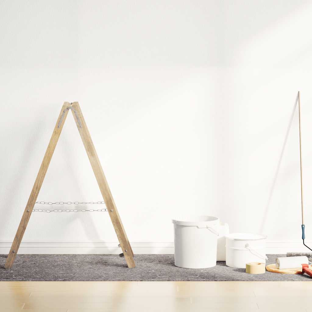 vidaXL Lână anti-alunecare pentru vopsit 5 m 220 g/m² gri